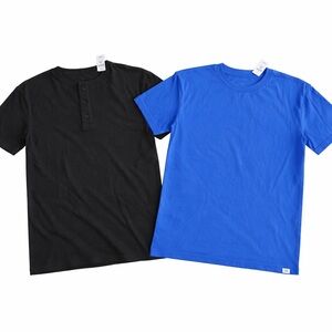 GAP Factory Black and Blue Kids Short Sleeve Tees